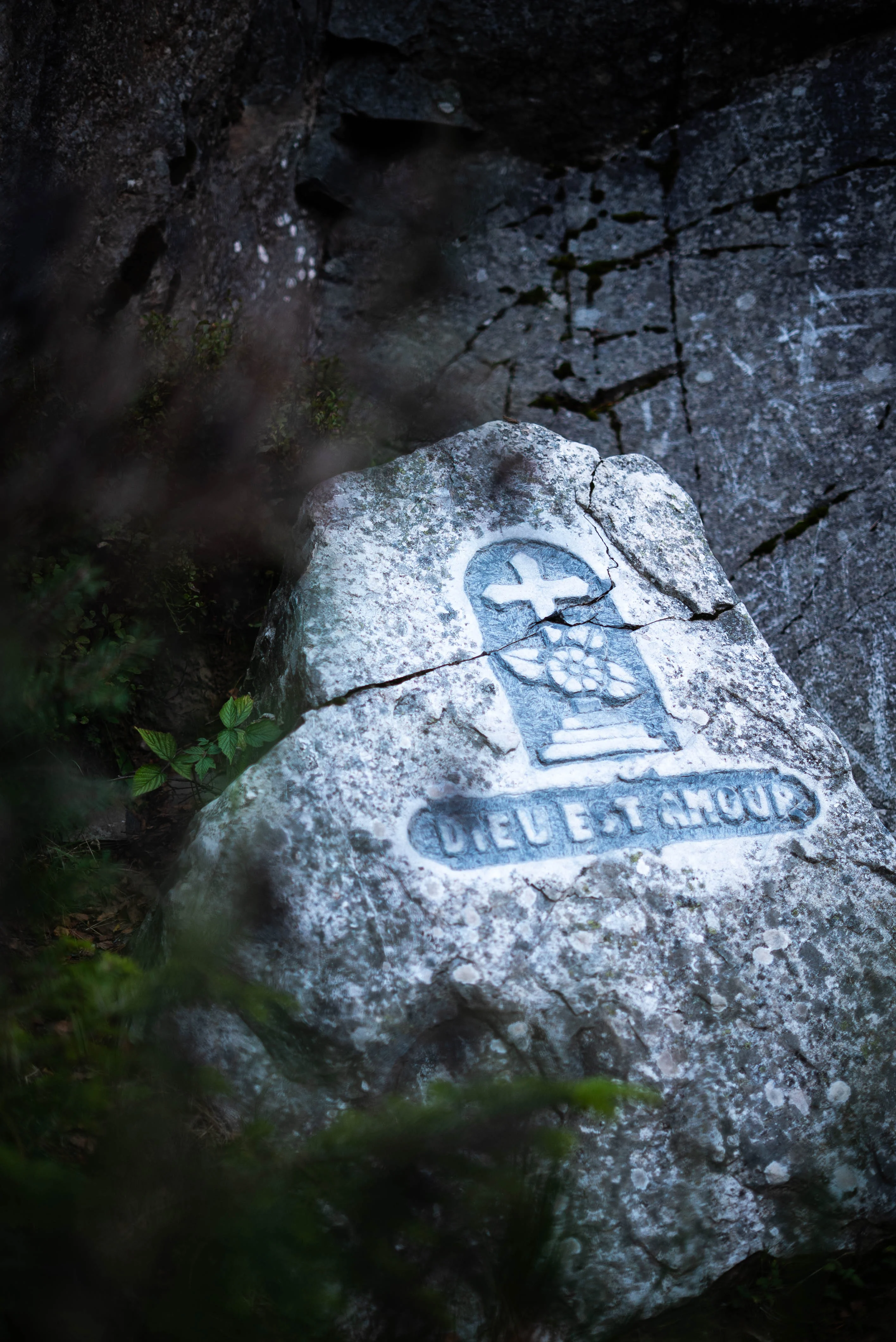 Dieu et Amour Lac Bleu